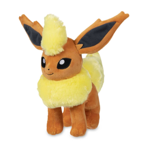 Officiële Pokemon knuffel Flareon pokemon center eevee collection 2021 +/- 25cm 